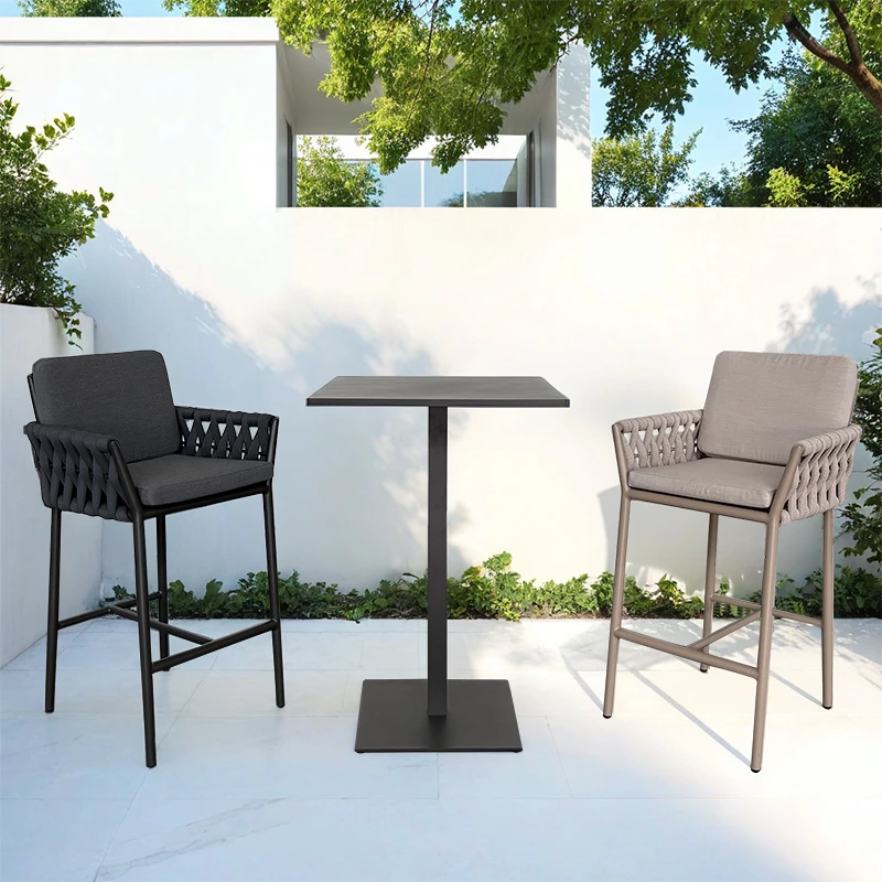Outdoor High-legged Bar Chair