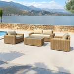 Garden Sofas Rattan Complete Set