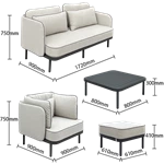 Outdoor Waterproof Fabric Sofa