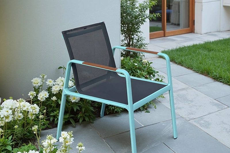 Aluminum Alloy Teslin Cloth Table And Chair