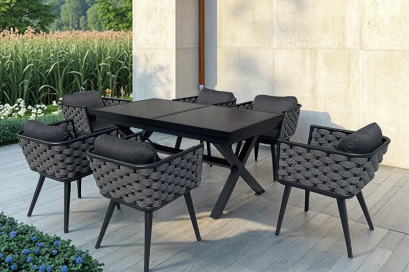 Aluminum Outdoor Table and Chair Set
