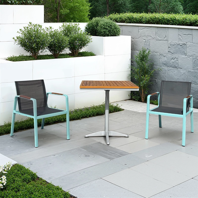 Aluminum Alloy Teslin Cloth Table And Chair