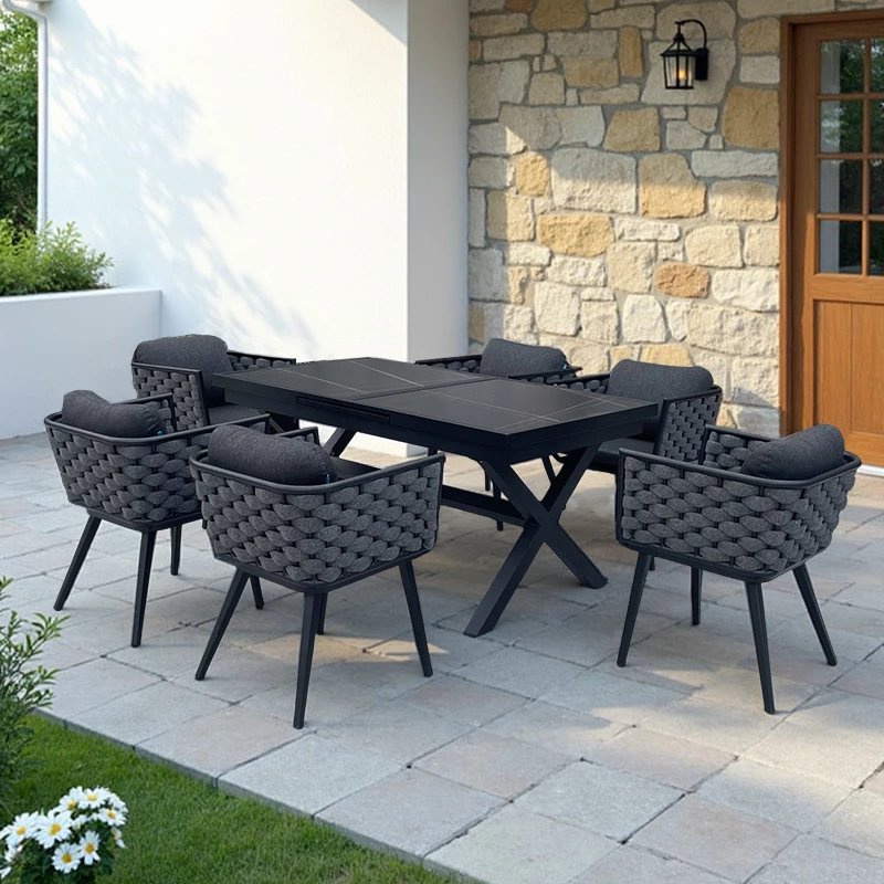 Aluminum Outdoor Table and Chair Set