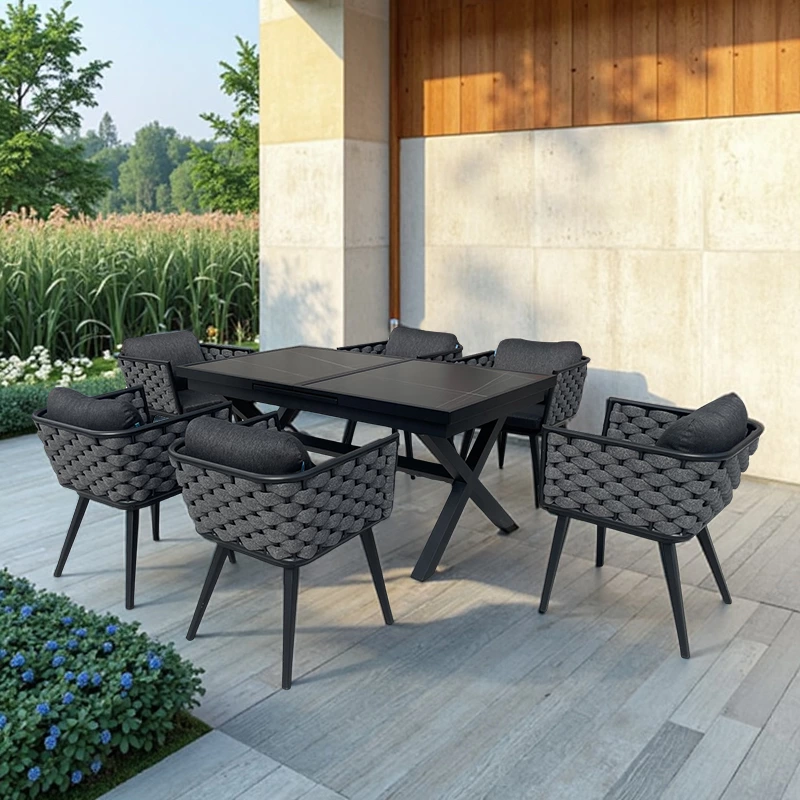 Aluminum Outdoor Table and Chair Set
