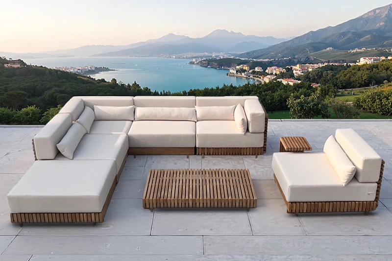 Teak Wood Garden Sofa