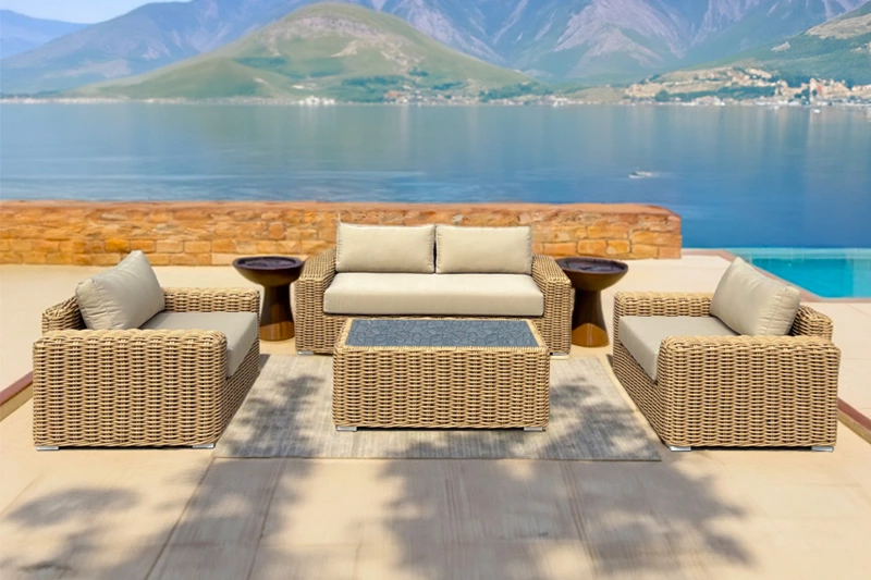 Garden Sofas Rattan Complete Set