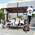 Garden Patio Swing Chair Bed