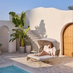 Garden Aluminum Rope Daybed