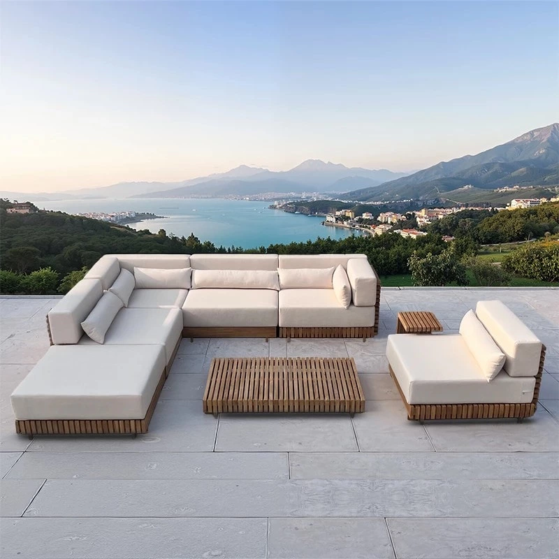 Teak Wood Garden Sofa