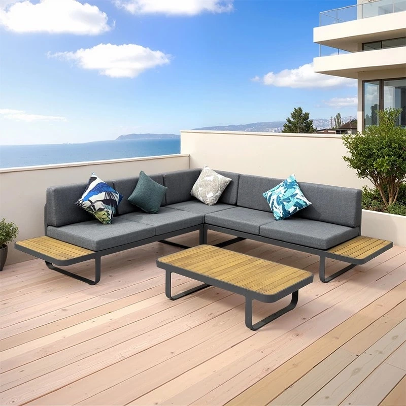 4 Seater Aluminum Frame Sofa